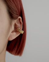 thick coil ear cuff