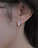 curve leaf pierce & earrings