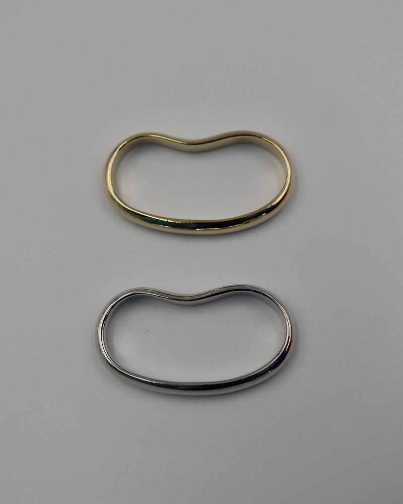 simple smooth two finger ring