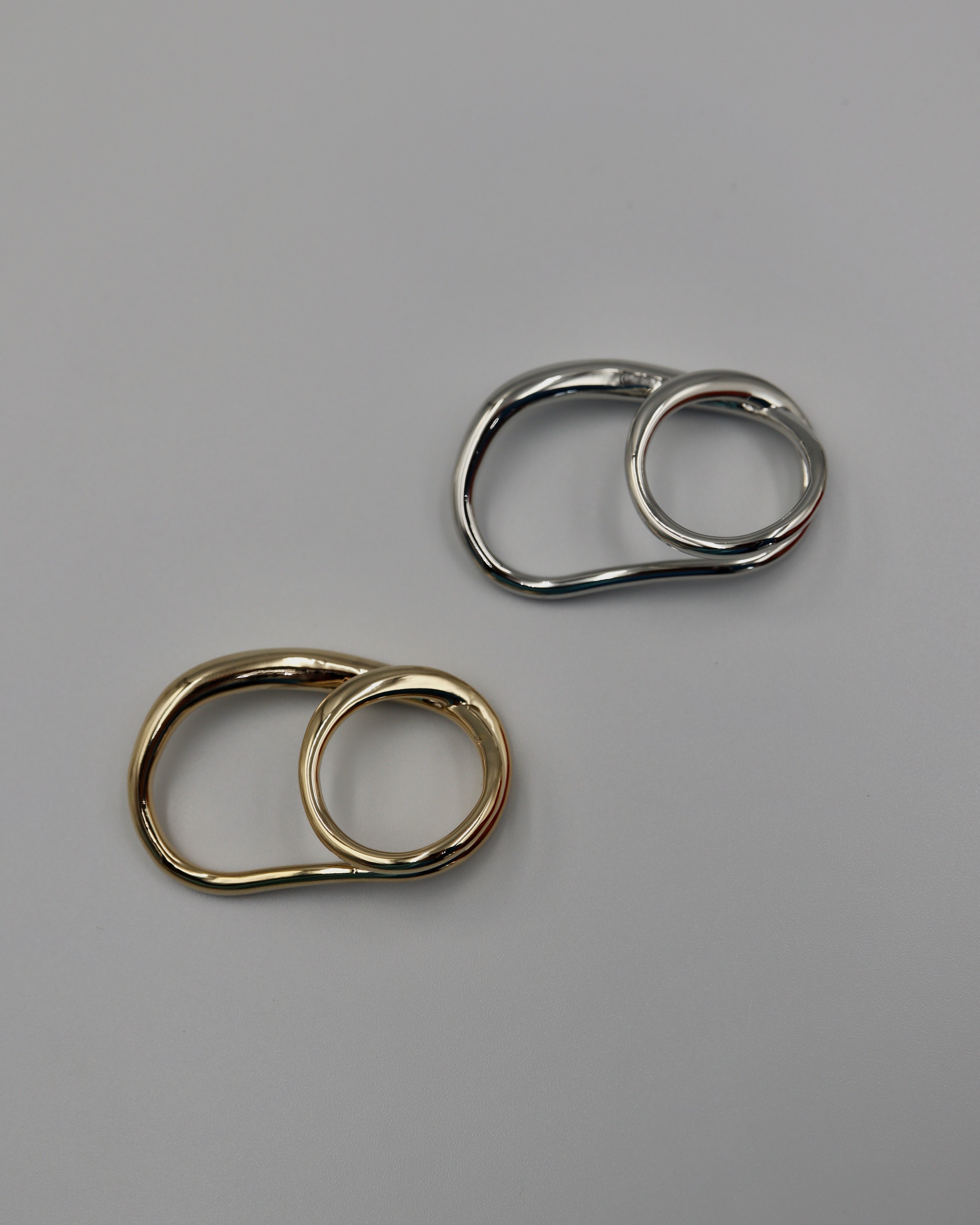 指輪・リング Fay Carre Two Finger Ring Two Finger Gold Cuff Chain Ring by Jessyka Robyn – ShopAA