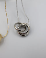 triple ring necklace