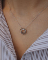 triple ring necklace