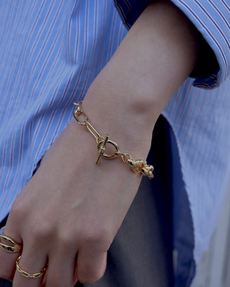 double chain bracelet - beller