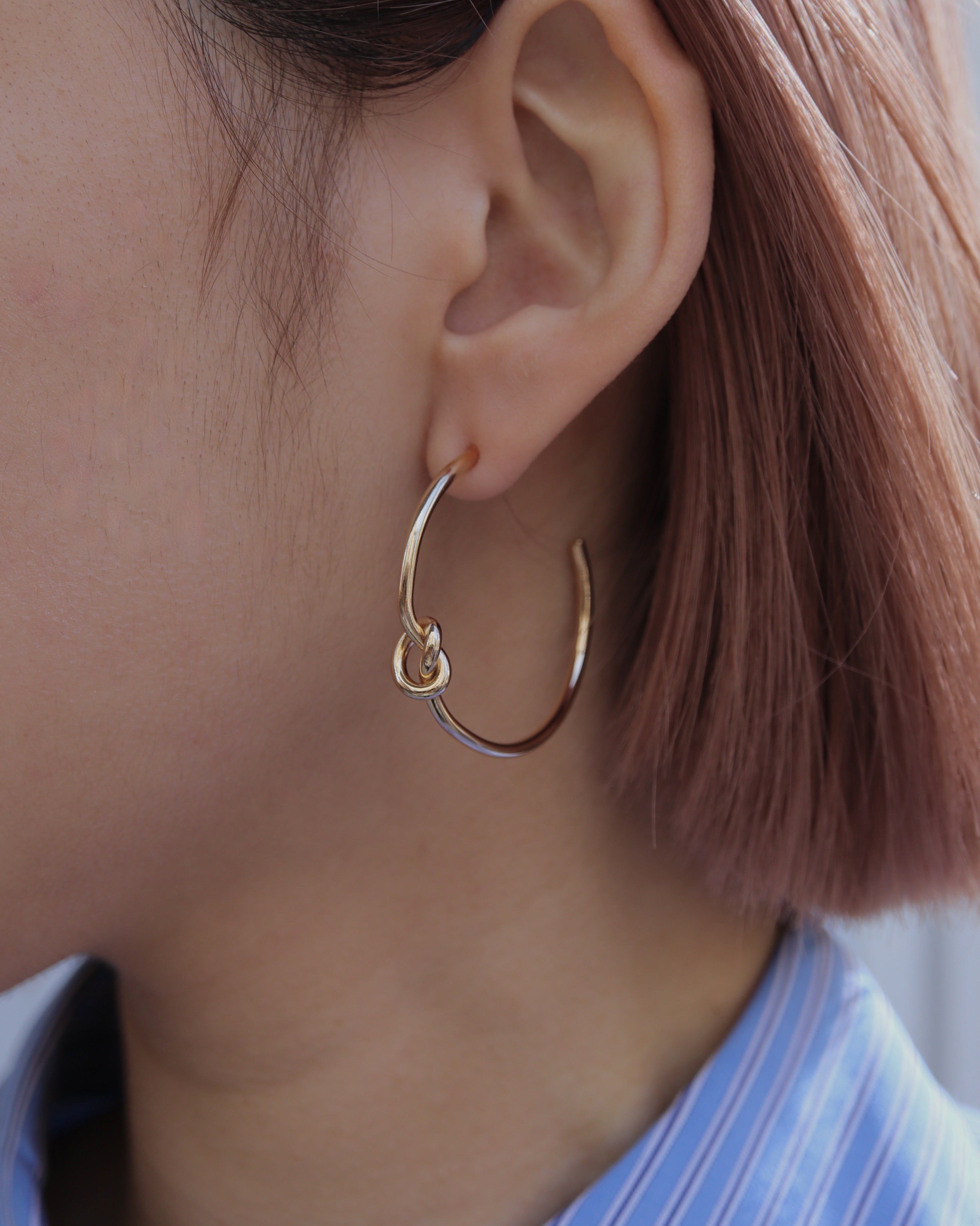 knot hoop pierce – beller