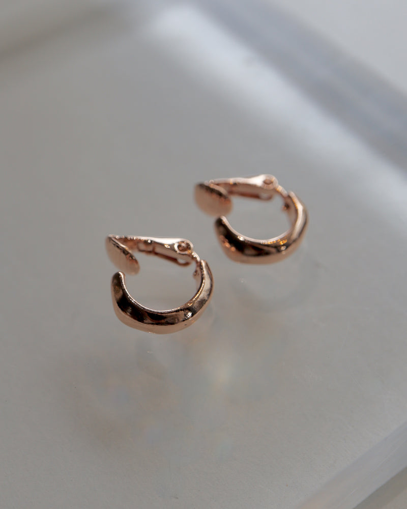 circle clip earring & earcuff