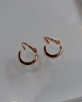 circle clip earring & earcuff