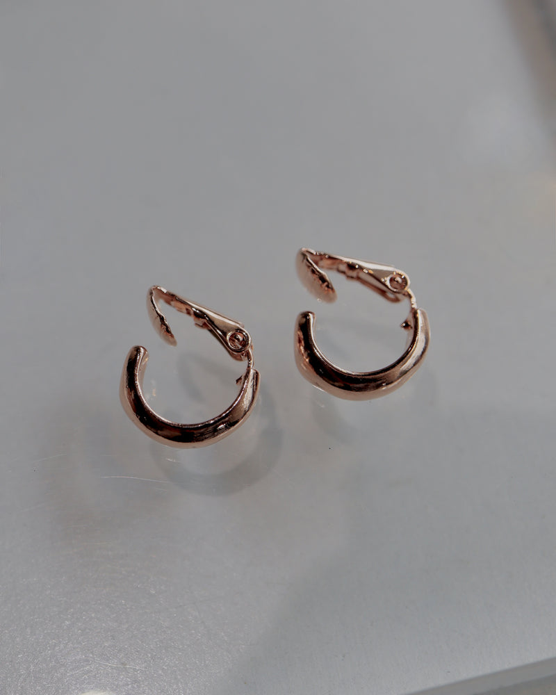 circle clip earring & earcuff