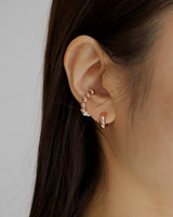 pearl & ball earcuff