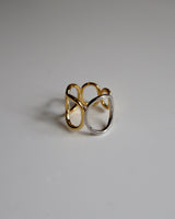 gradation golsil circle ring