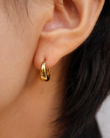 mini plump hoop pierce (stainless steel)