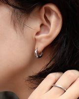 mini plump hoop pierce (stainless steel)