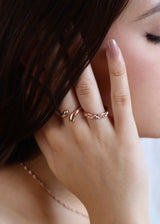 quilting pattern stainless ring