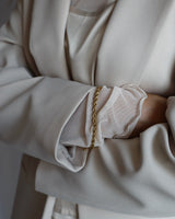 twisted rope stainless bracelet（stainless steel）