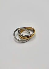 triple union stainless ring