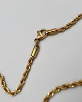 twisted rope stainless bracelet（stainless steel）