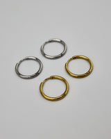 simple hoop stainless pierce（stainless steel）