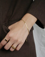 flat snake stainless bracelet（stainless steel）