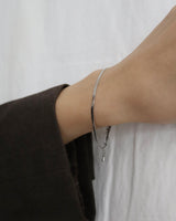 flat snake stainless bracelet（stainless steel）