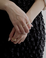 zir heart two finger ring