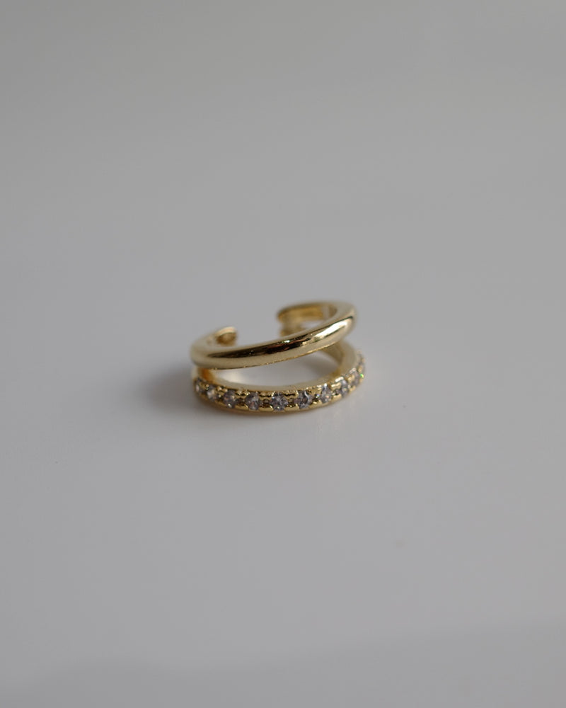 double line zir ear cuff