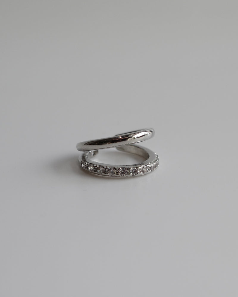 double line zir ear cuff