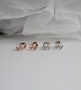 zir butterfly pierce & earring