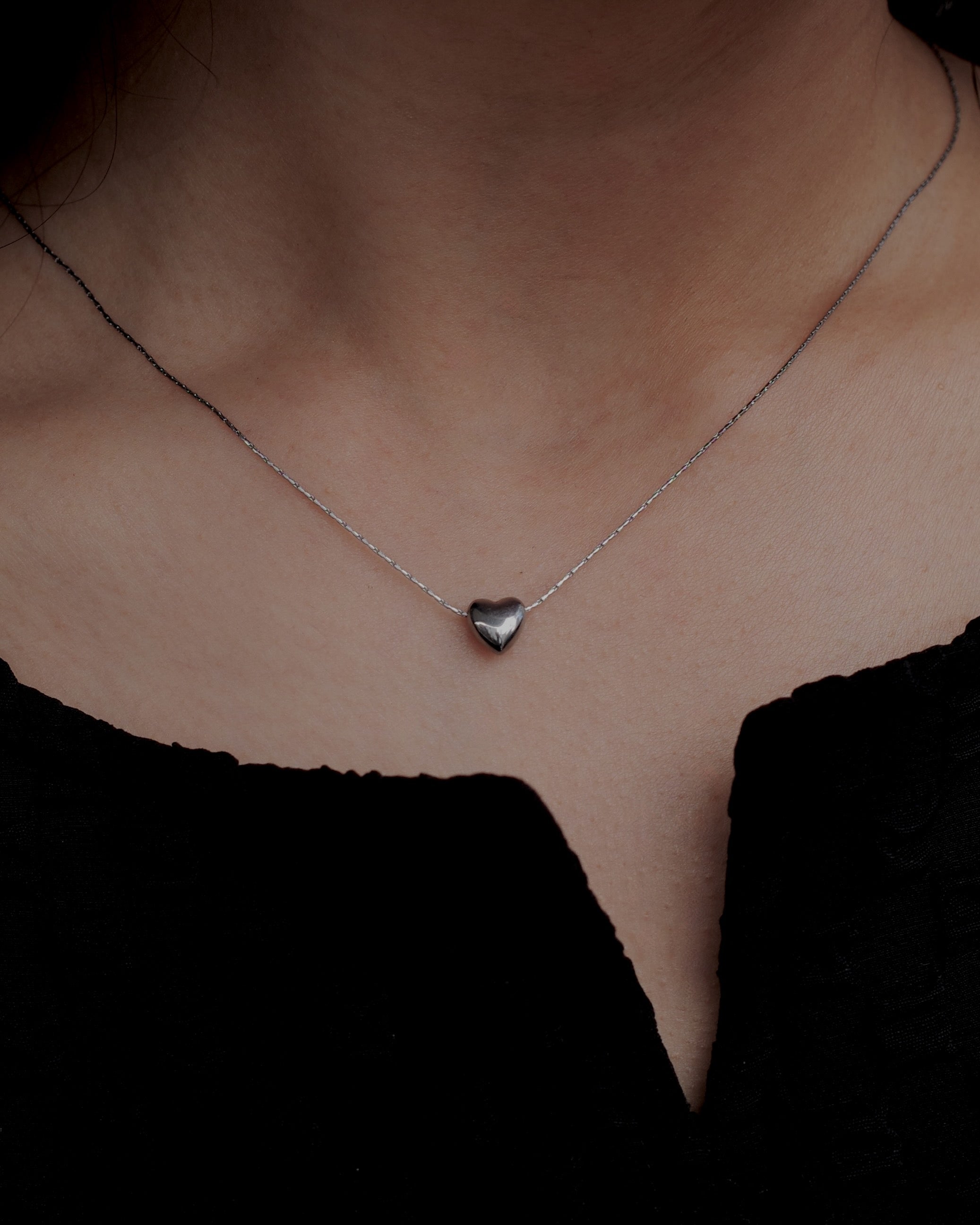 plump heart necklace – beller