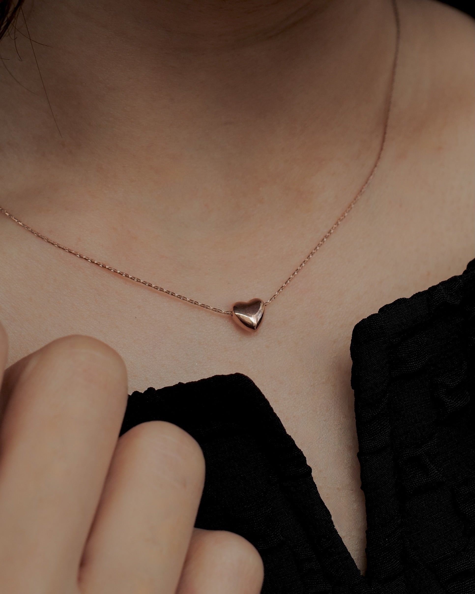 アクセサリー Belle plump heart necklace – beller