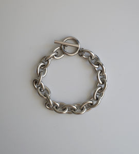 Einfaches, dickes Edelstahlarmband (Edelstahl)