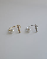 zir & pearl ring