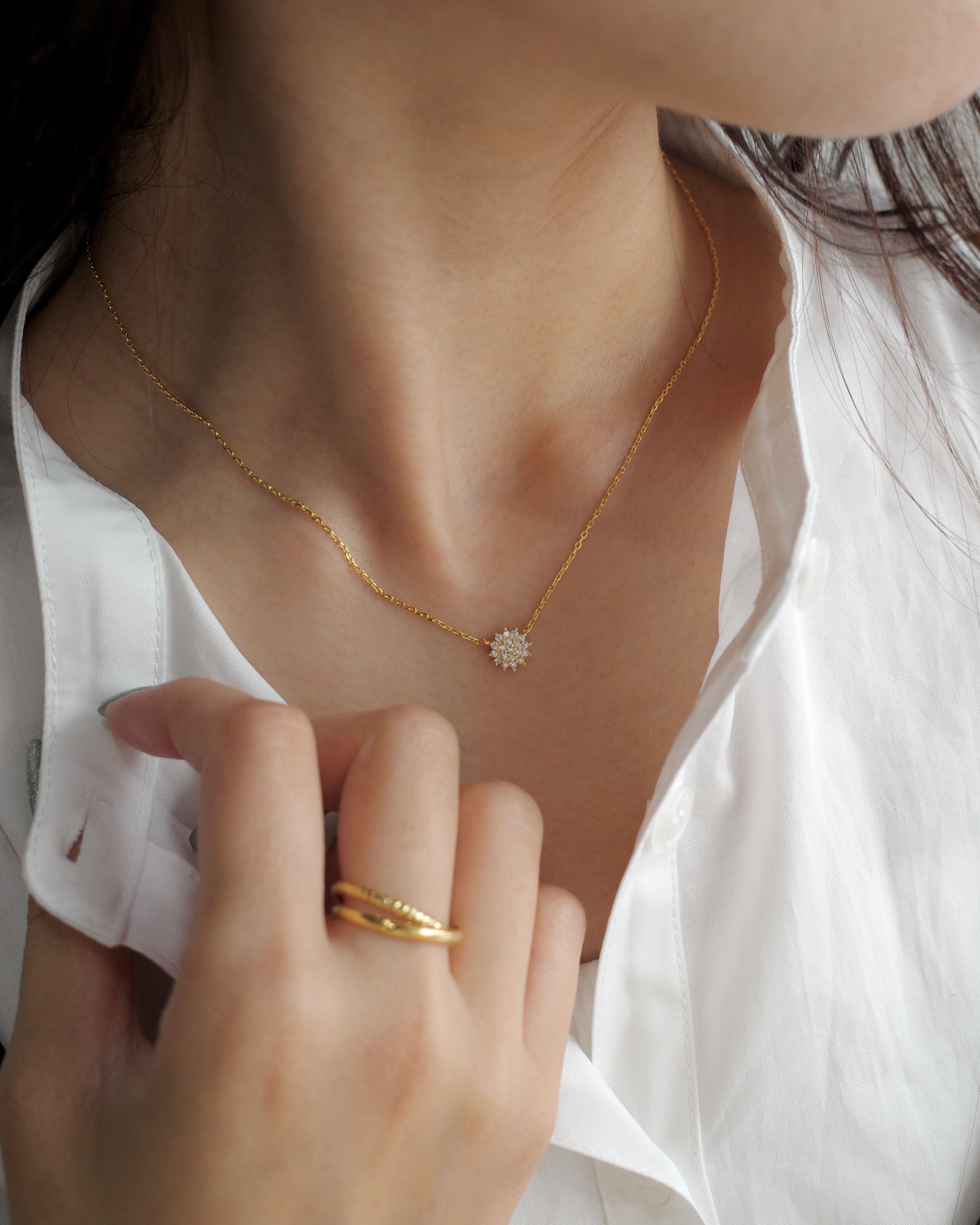 zir sun necklace - beller
