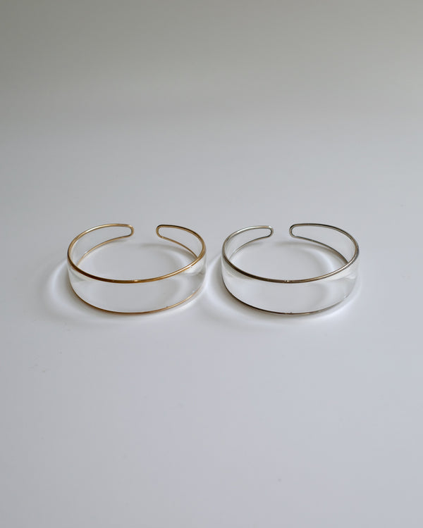 edging design clear bangle