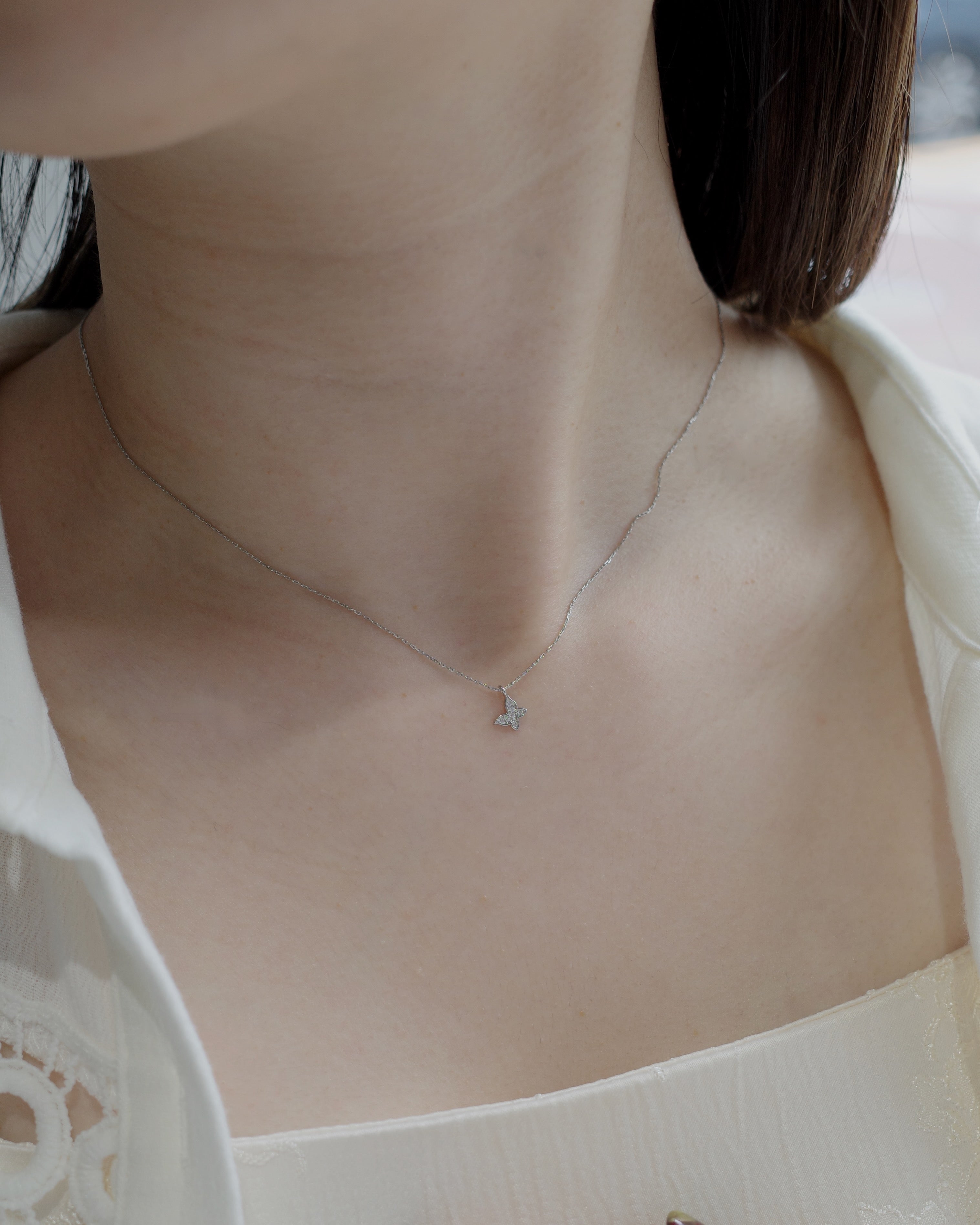zir butterfly necklace - beller