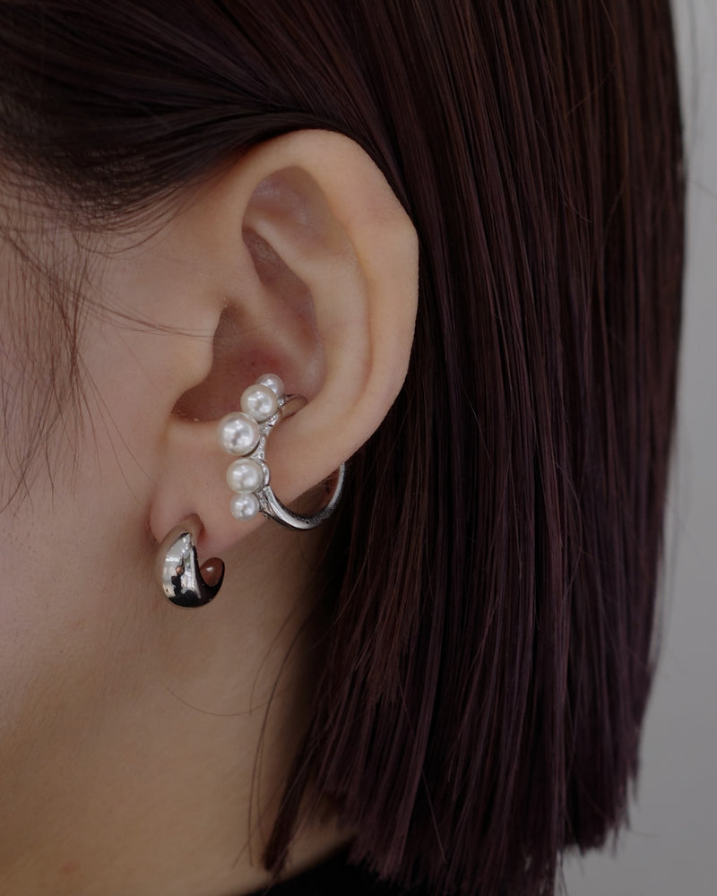 portion pearl ear cuff