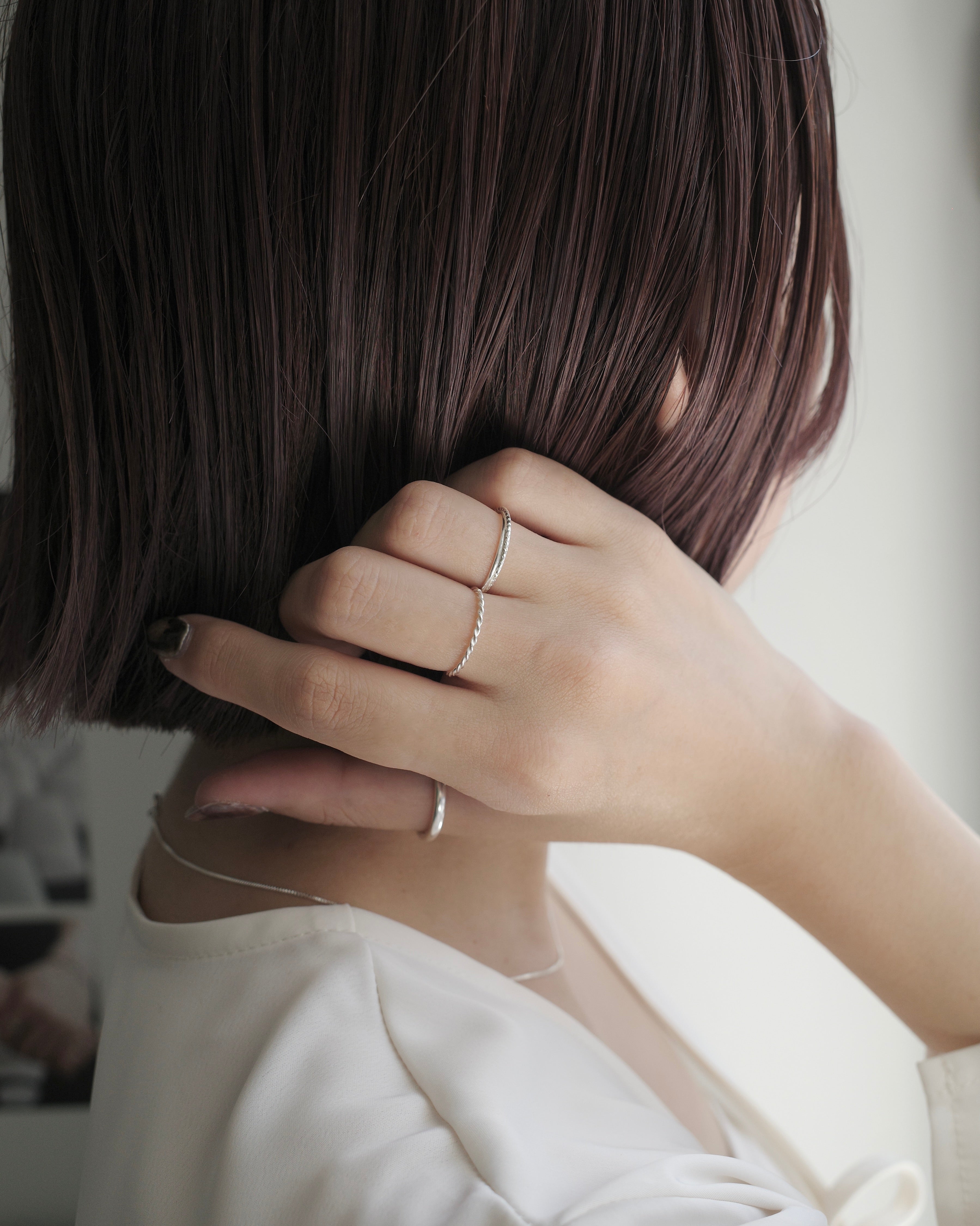 double line ring (silver925) - beller