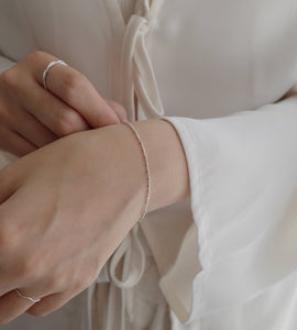 reflection chain bracelet (silver925)
