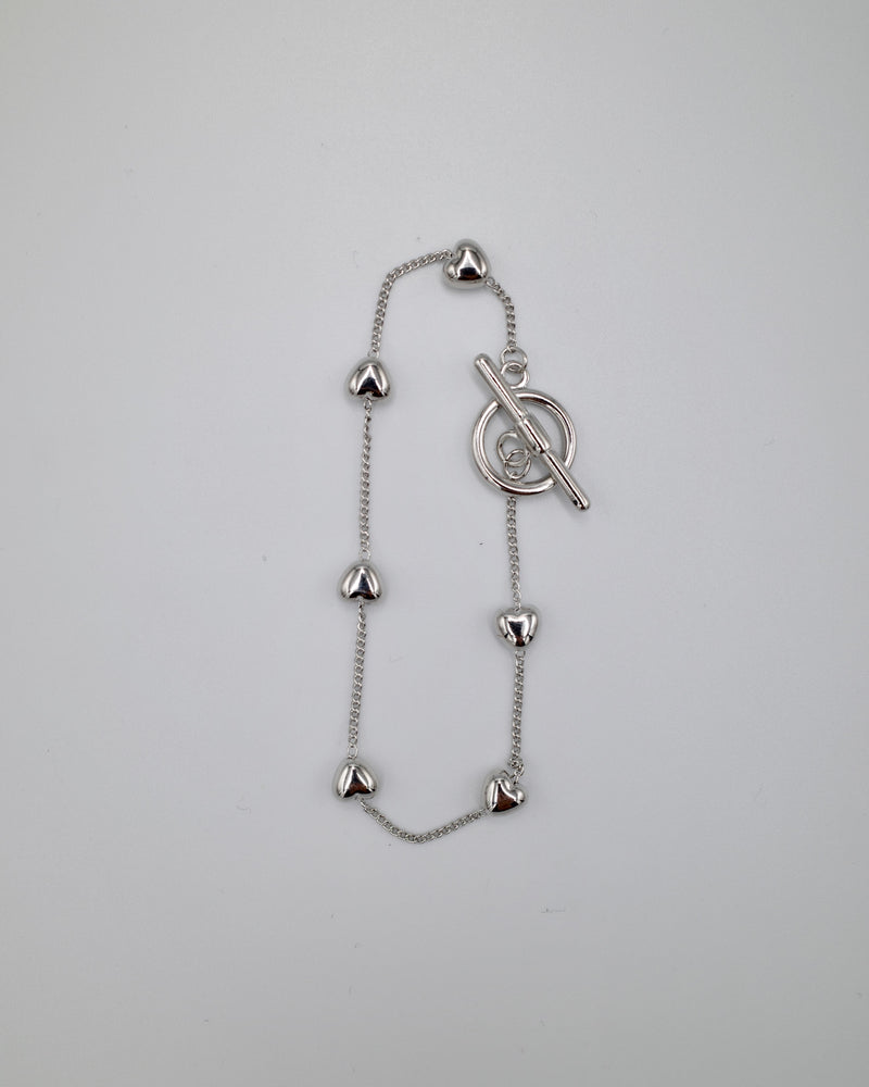 heart chain bracelet