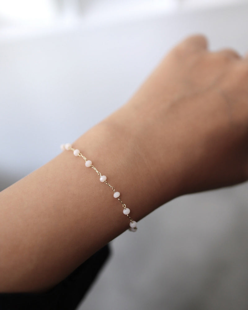 crystal chain anklet & bracelet