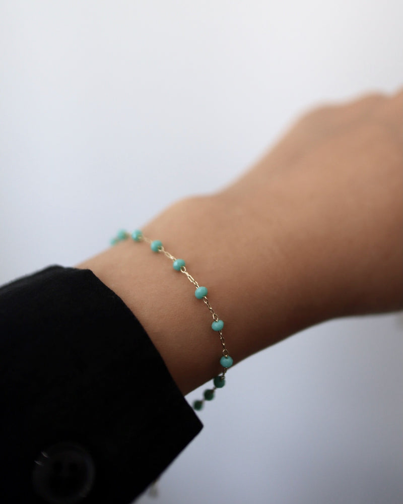 crystal chain anklet & bracelet