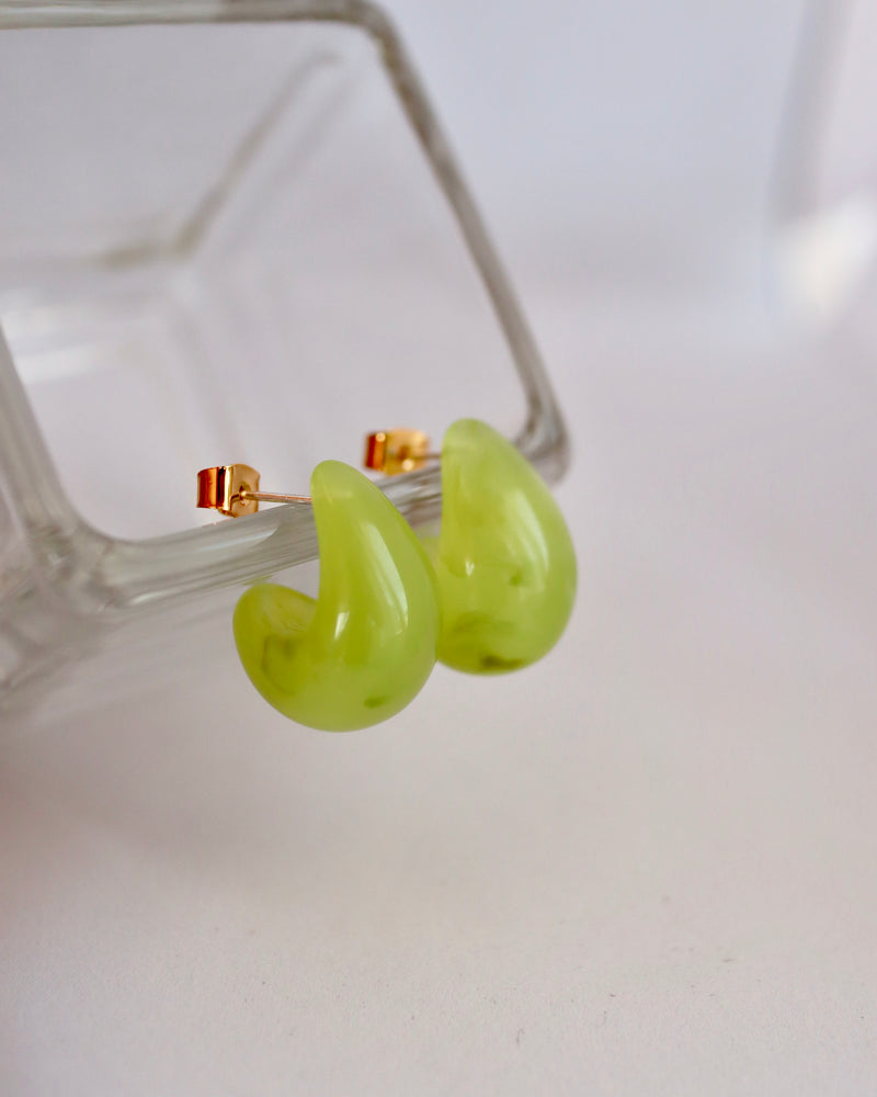 marble drop pierce(green)