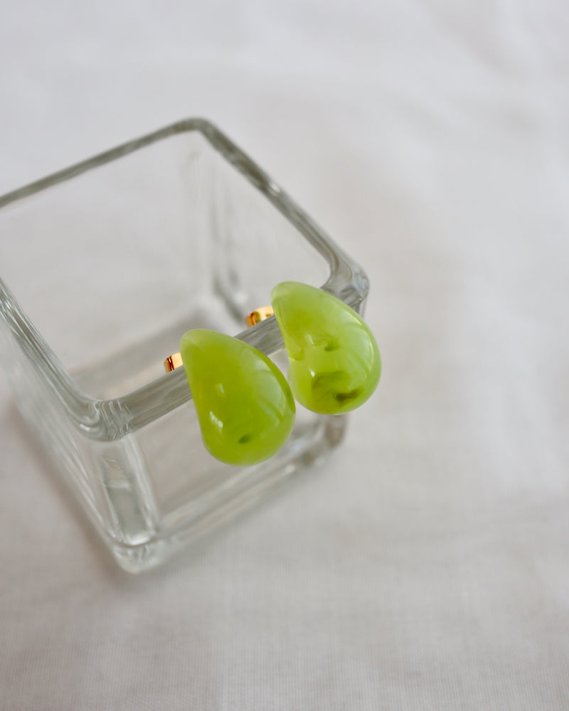 marble drop pierce(green)