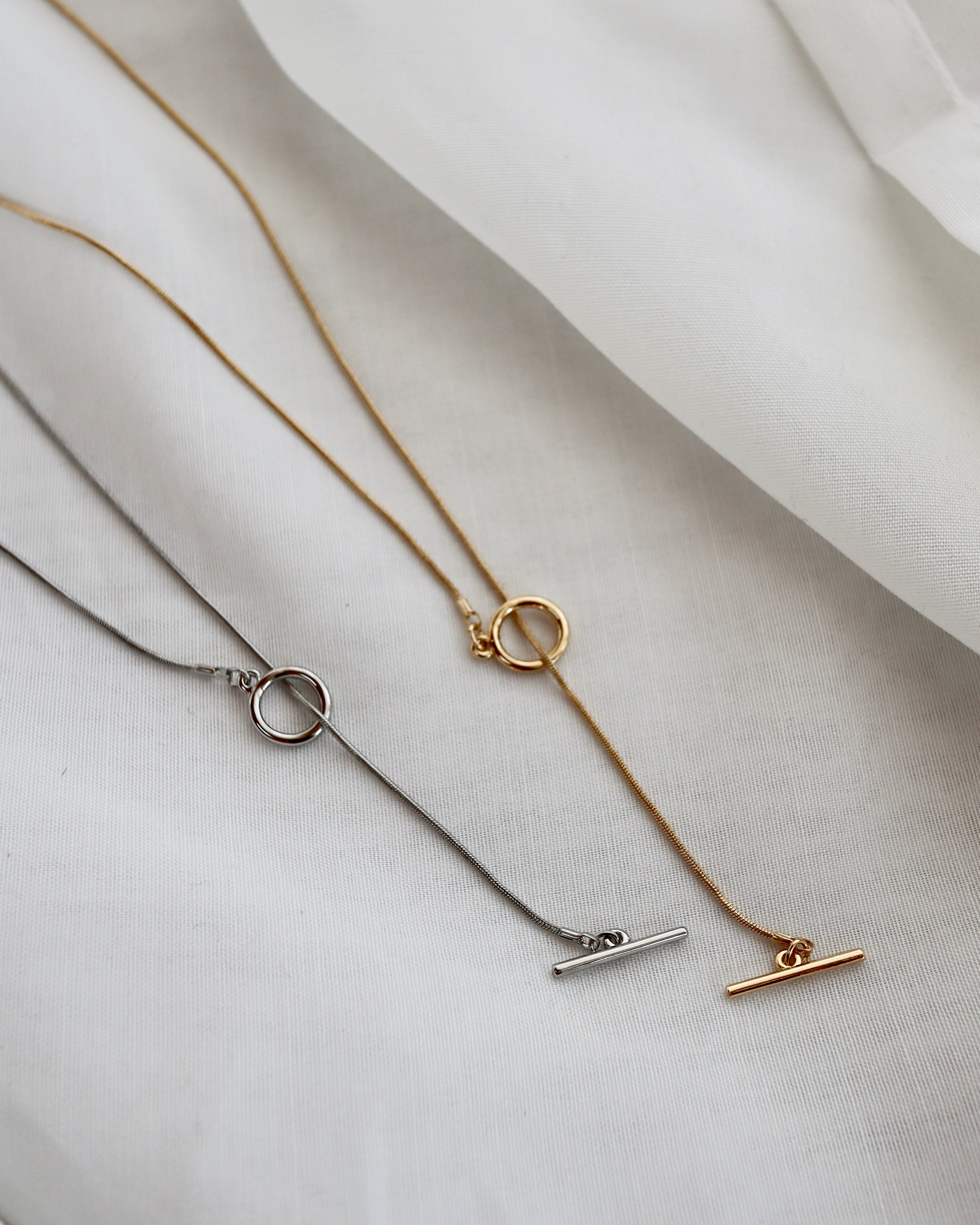 lock chain long necklace - beller