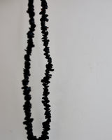 black scatter necklace
