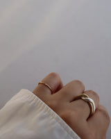 simple matte pinky ring