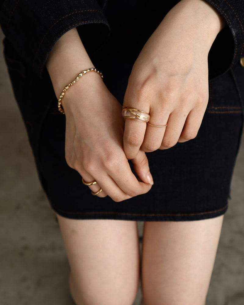 twist thin ring