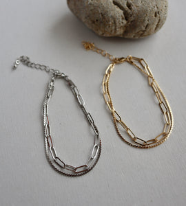 2 type line bracelet