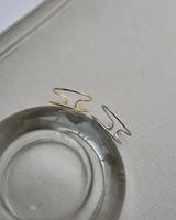 thin w ring & ear cuff