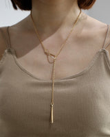 nuance chain Y shape necklace