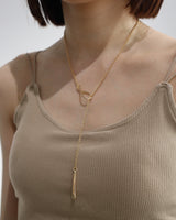 nuance chain Y shape necklace