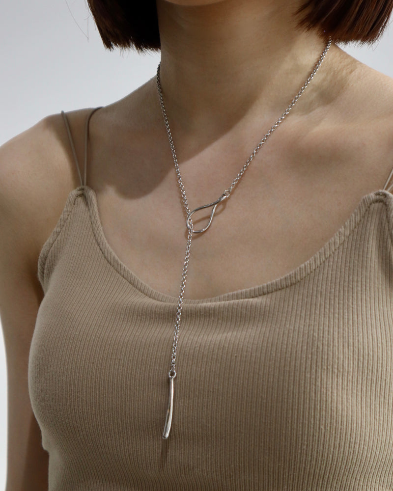 nuance chain Y shape necklace